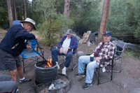 Adjusting The Campfire