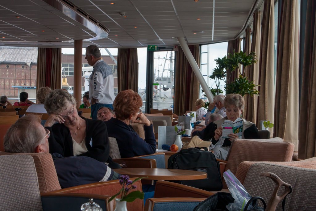 tired people resting